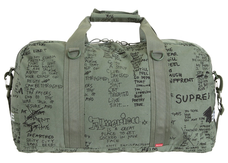 Supreme Field Duffle Bag Olive Gonz