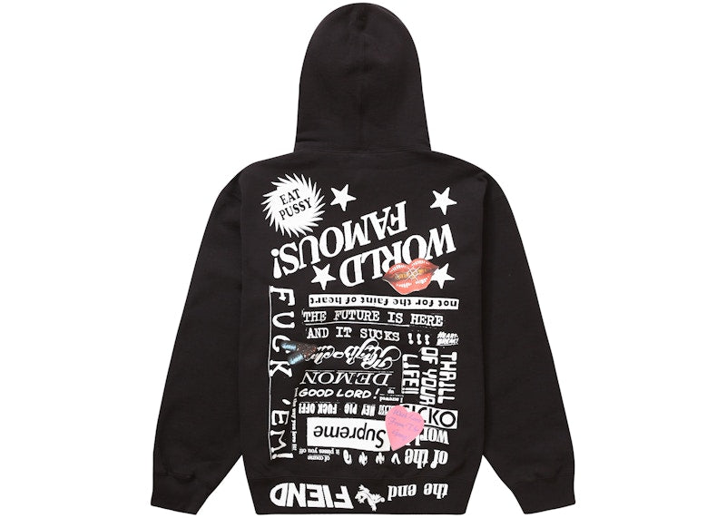 Supreme Fiend Hooded Sweatshirt Black