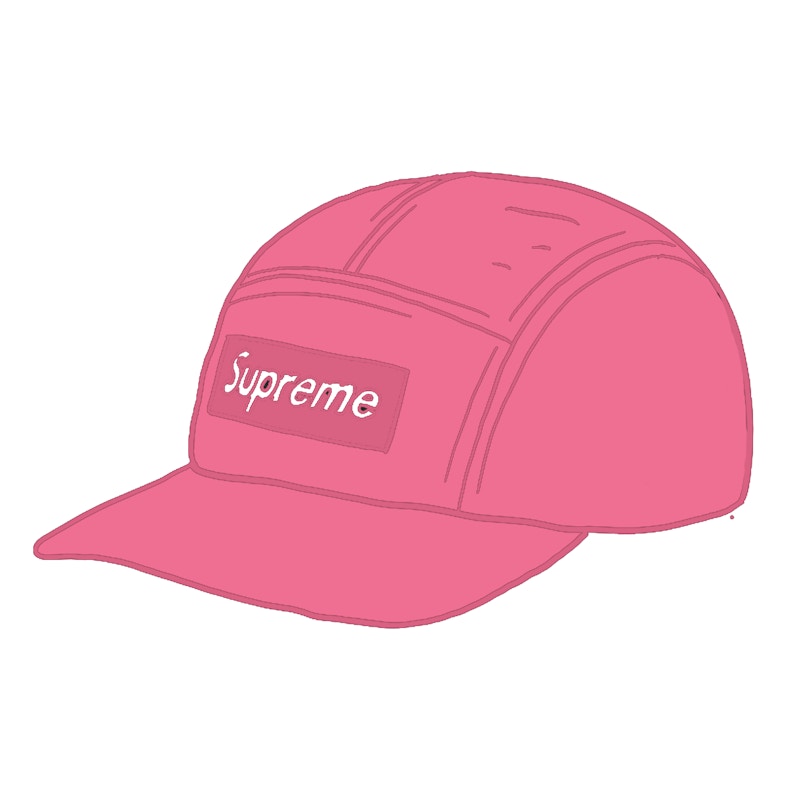Supreme Fine Wale Corduroy Camp Cap Pink