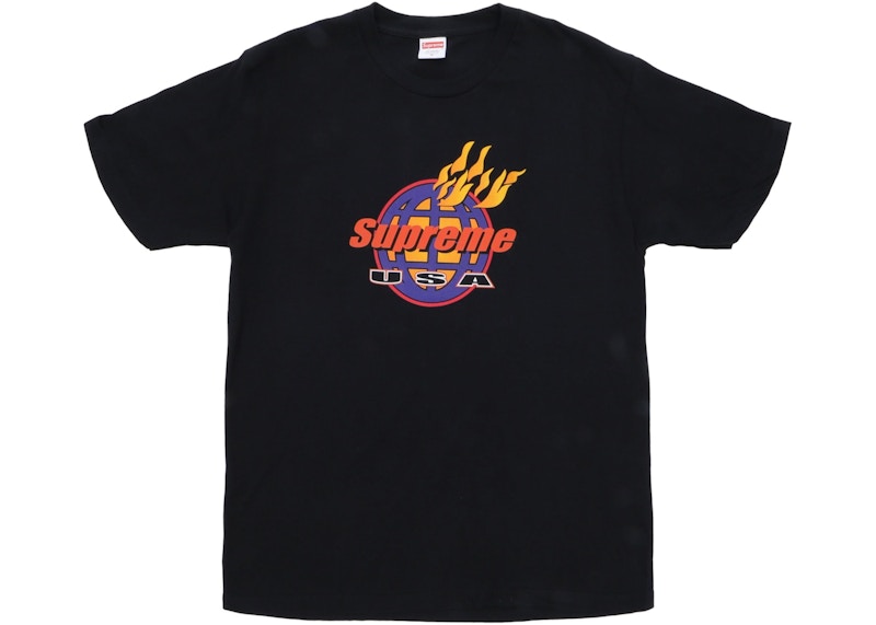Supreme Fire Tee Dark Slate