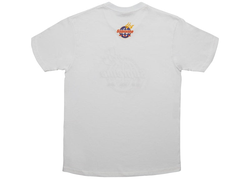 Supreme Fire Tee White
