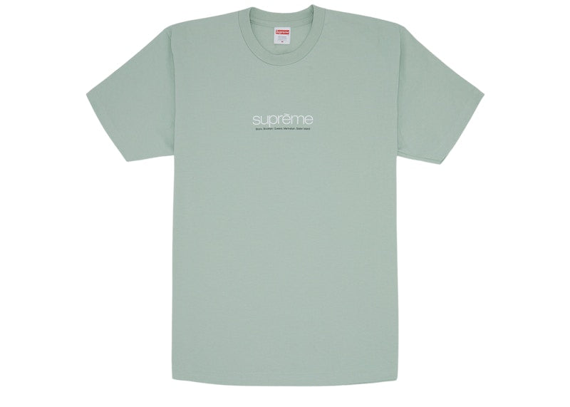 Supreme Five Boroughs Tee Pale Aqua