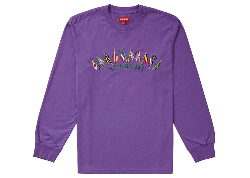 Supreme Flags L/S Top Violet