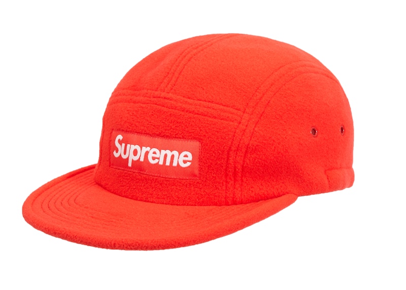 Supreme Fleece Pullcord Camp Cap Coral