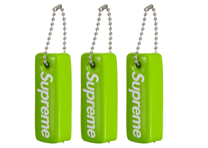 Supreme Floating Keychain (Set of 3) Green
