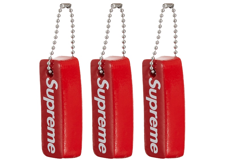 Supreme Floating Keychain (Set of 3) Red