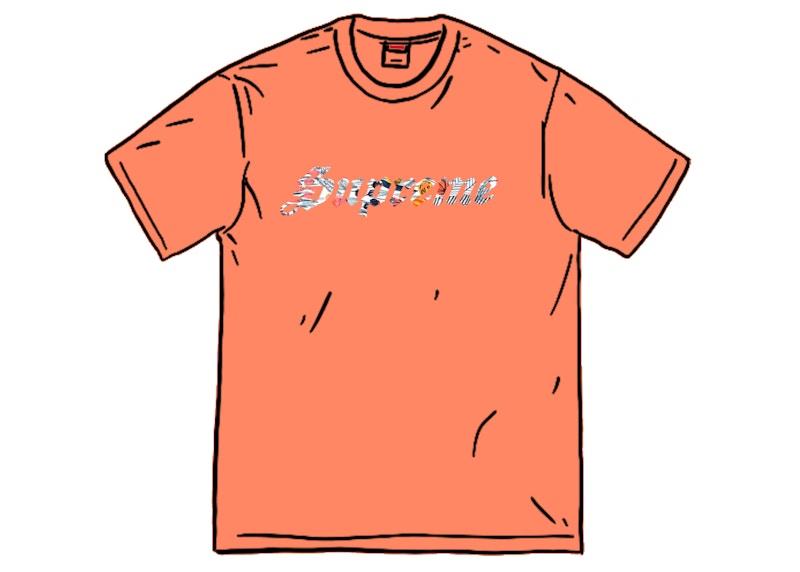 Supreme Floral Appliqu S/S Top Coral