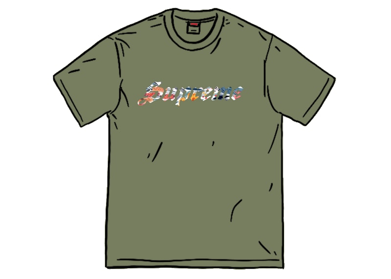 Supreme Floral Appliqu S/S Top Olive