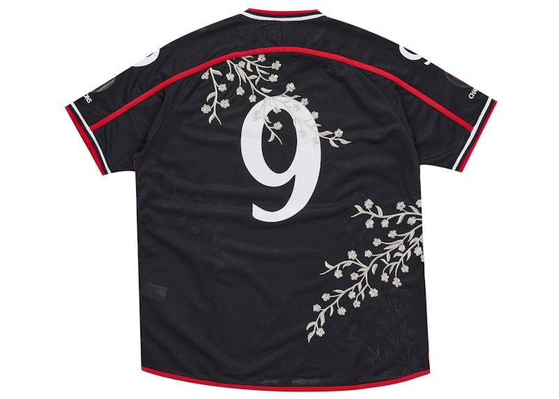 Supreme Floral Soccer Jersey Black