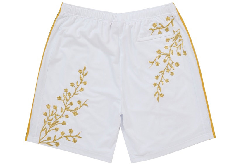 Supreme Floral Soccer Short White