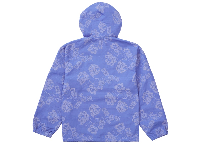 Supreme Floral Tapestry Anorak Blue