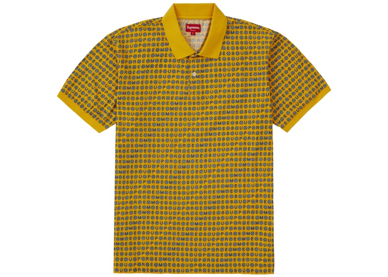 Supreme Foulard Polo Yellow