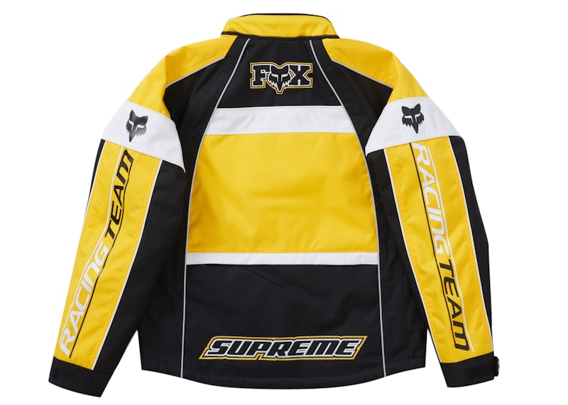 Supreme Fox Racing Jacket Yellow