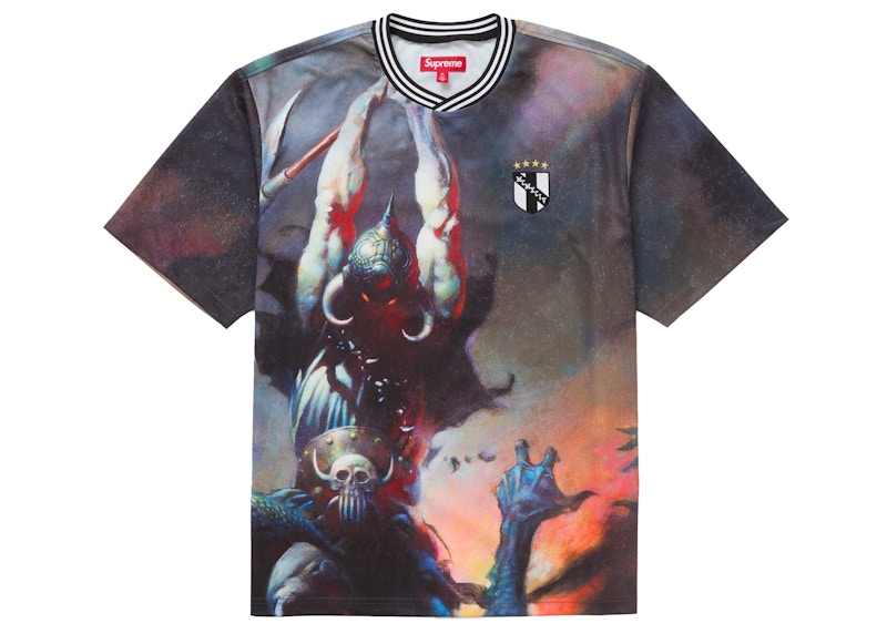 Supreme Frazetta Soccer Jersey Death Dealer