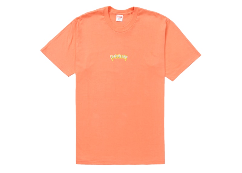 Supreme Fronts Tee Neon Orange