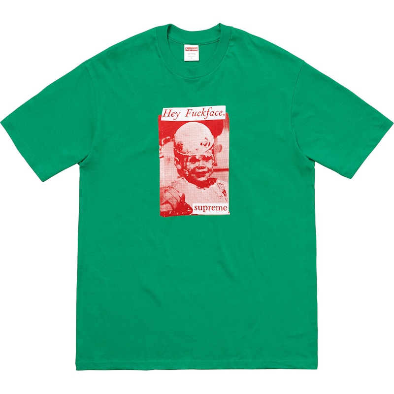 Supreme Fuck Face Tee Green