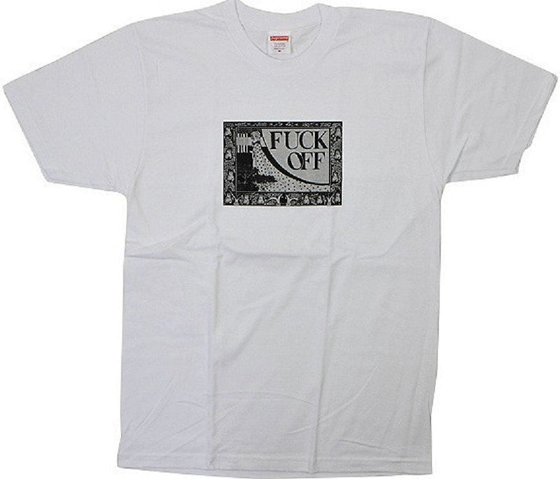Supreme Fuck Off Tee White