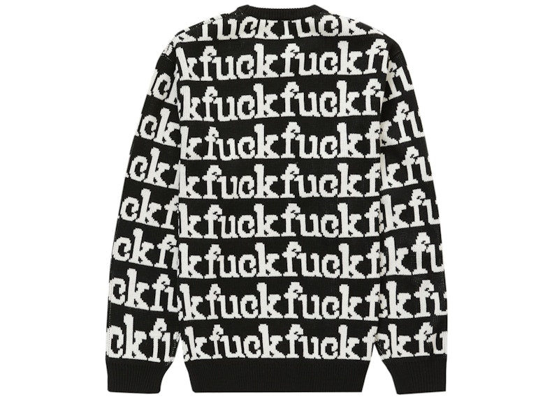 Supreme Fuck Sweater (SS22) Black