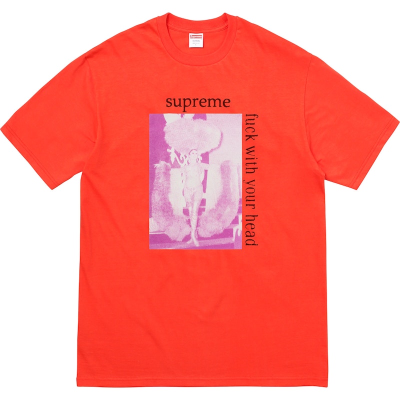 Supreme Fuck With Your Head Tee Bright Orange