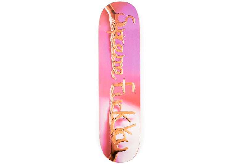 Supreme Fuck You Skateboard Skateboard Deck Pink