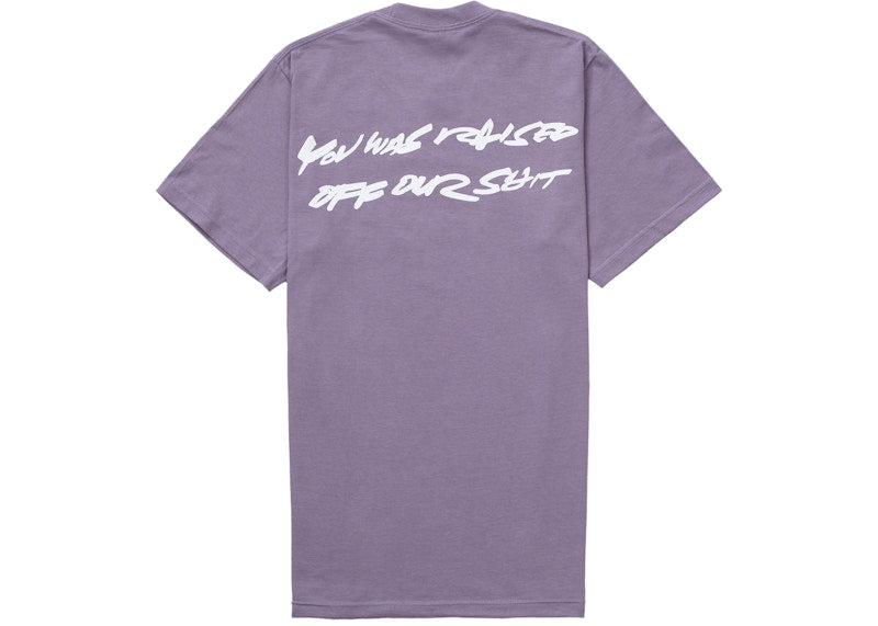 Supreme Futura Box Logo Tee Dusty Purple