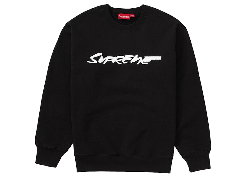 Supreme Futura Logo Crewneck Black