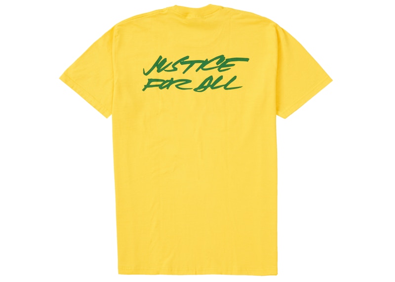 Supreme Futura Logo Tee Yellow