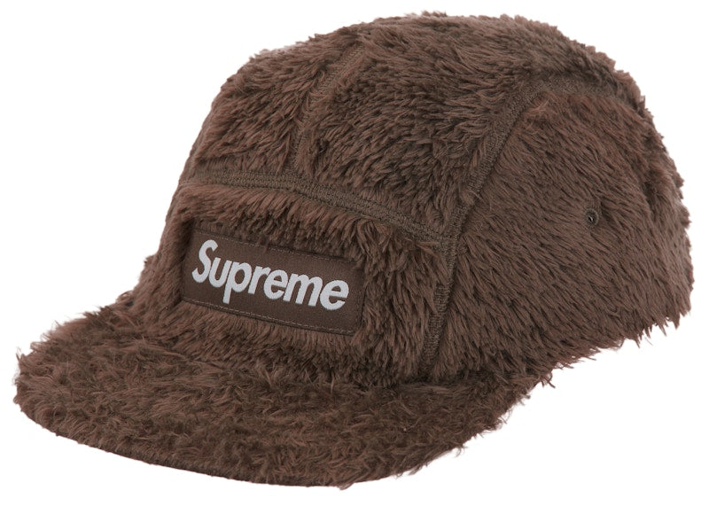 Supreme Fuzzy Camp Cap Brown