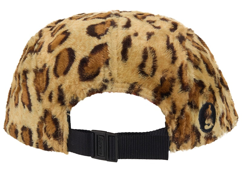 Supreme GOODENOUGH Crushed Rayon Camp Cap Leopard