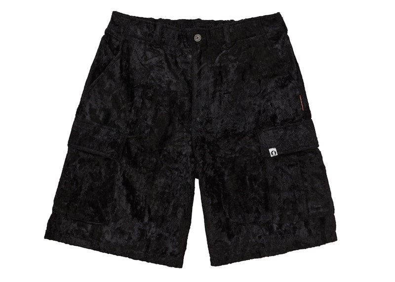 Supreme GOODENOUGH Crushed Rayon Cargo Short Black