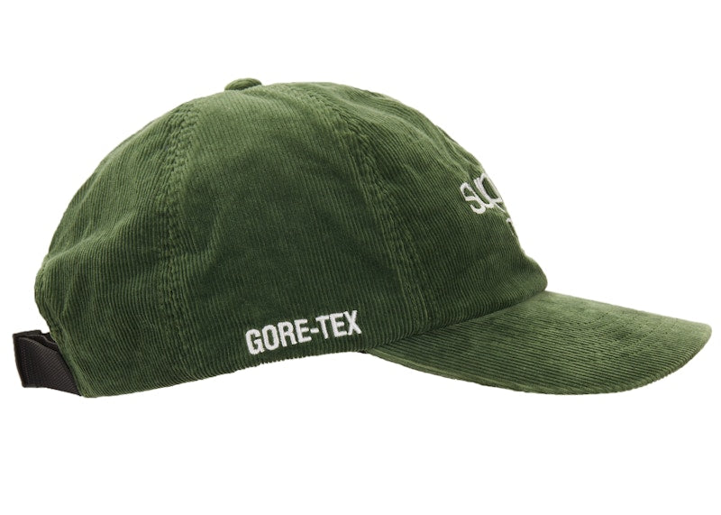 Supreme GORE-TEX Corduroy Classic Logo 6-Panel Green