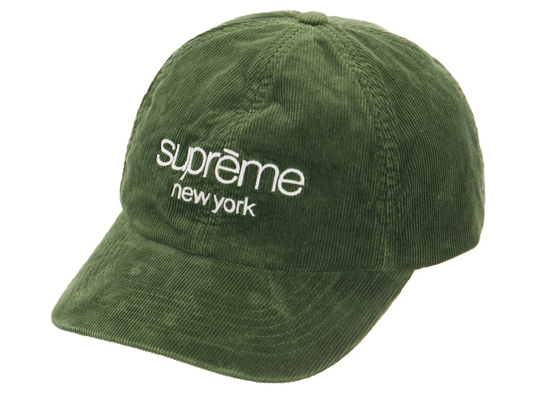 Supreme GORE-TEX Corduroy Classic Logo 6-Panel Green