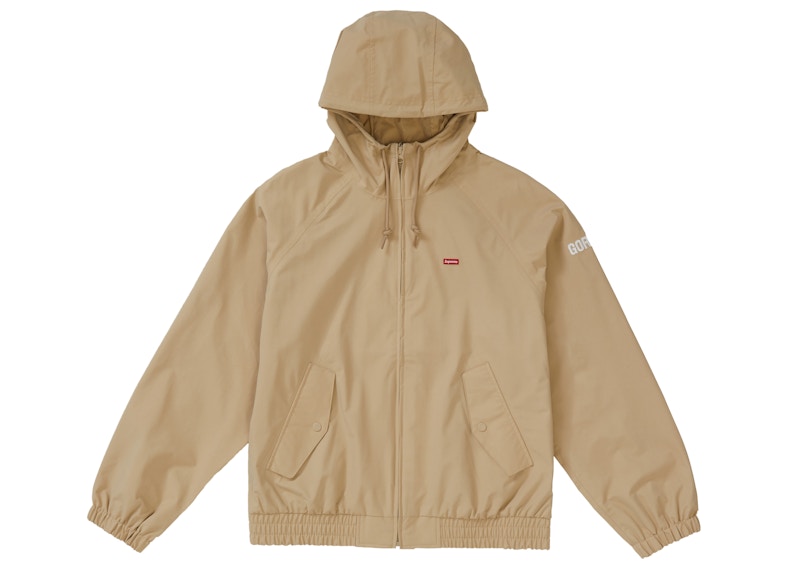 Supreme GORE-TEX Hooded Harrington Jacket Tan