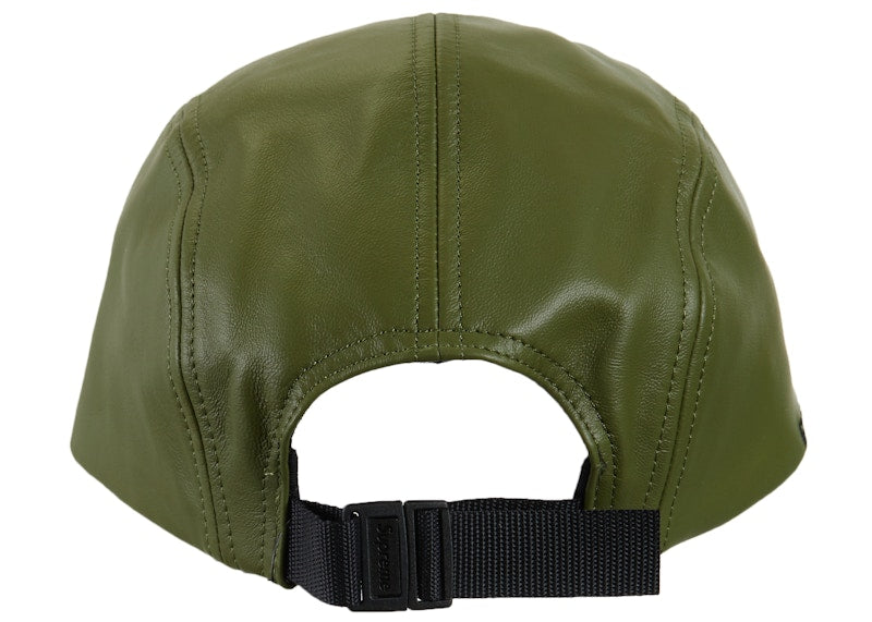 Supreme GORE-TEX Leather Camp Cap Olive