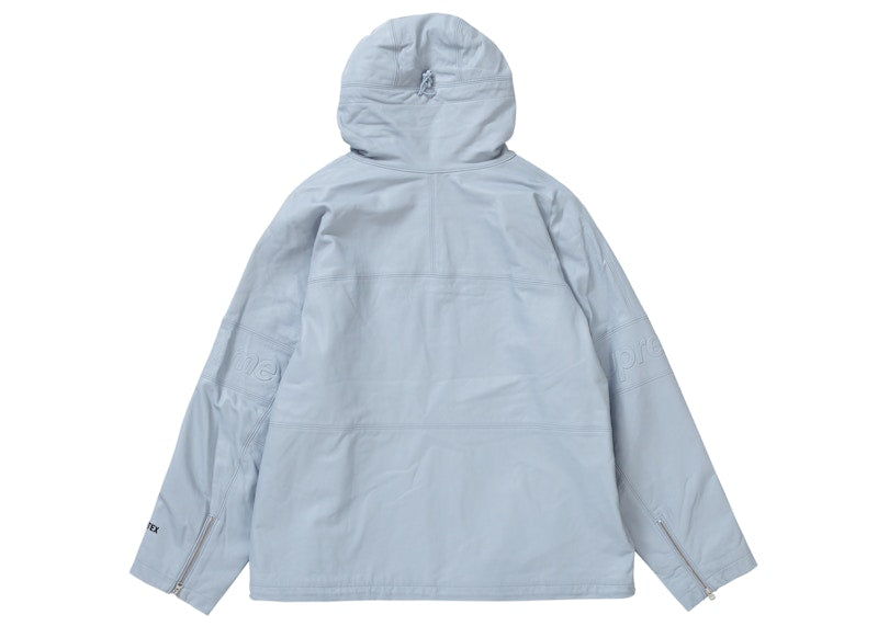 Supreme GORE-TEX Leather Jacket Light Grey