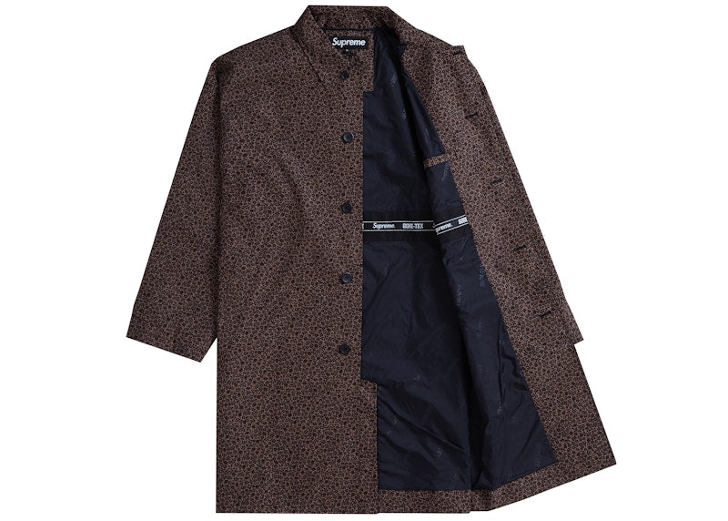 Supreme GORE TEX Overcoat Flower Print