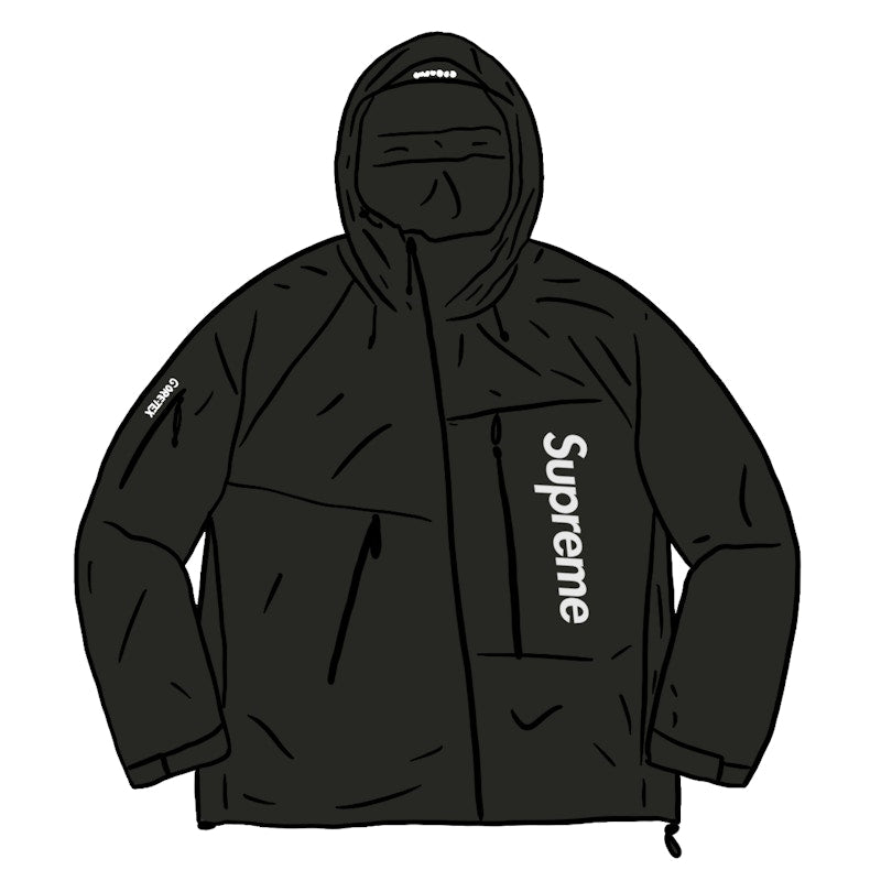 Supreme GORE-TEX Paclite Shell Jacket Black