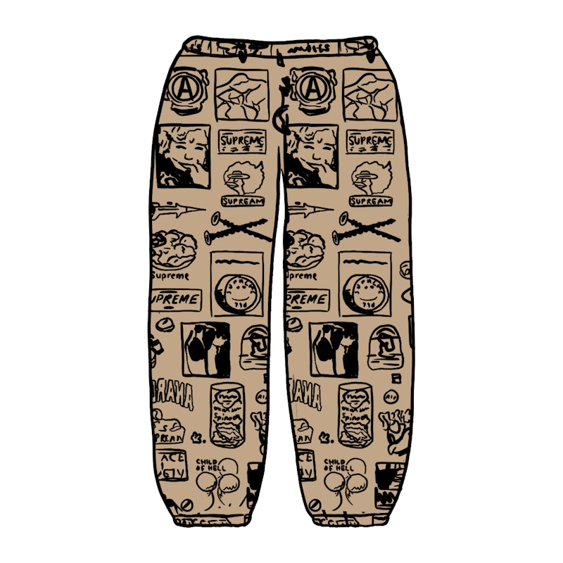 Supreme GORE-TEX Stickers Pant (SS21) Tan