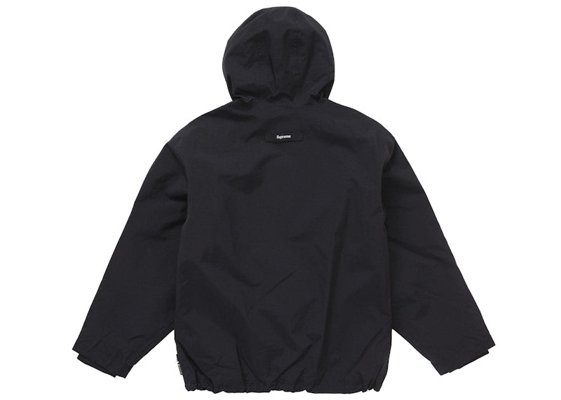 Supreme GORE-TEX Stripe Hooded Jacket Black