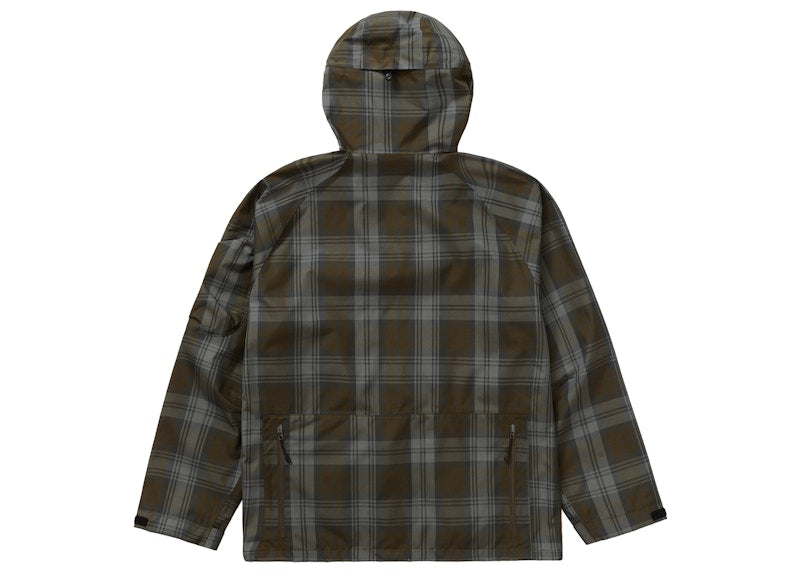 Supreme GORE-TEX Tech Shell Jacket Olive Plaid
