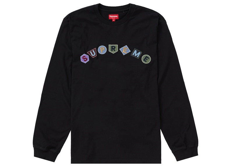 Supreme Geo Arc L/S Top Black