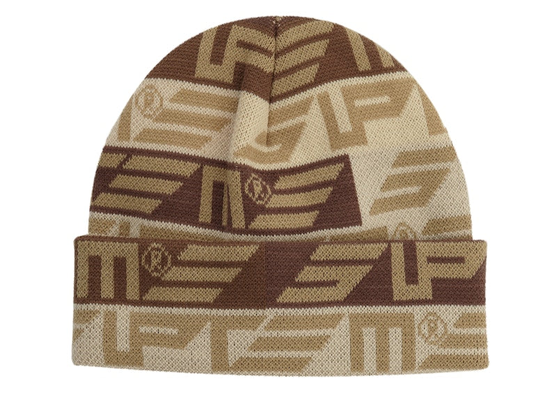 Supreme Geo Beanie Tan