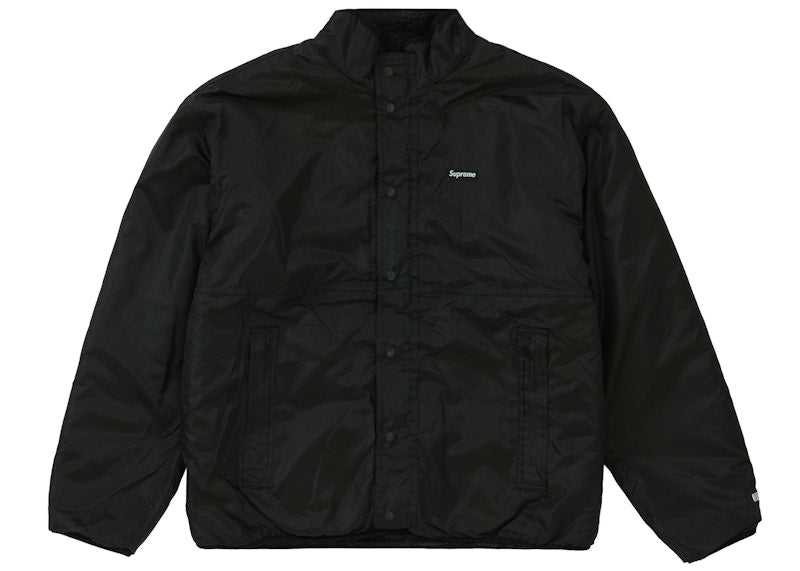 Supreme Geo Reversible WINDSTOPPER Fleece Jacket Black