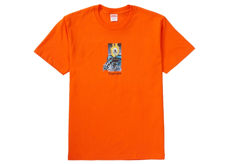 Supreme Ghost Rider Tee Orange