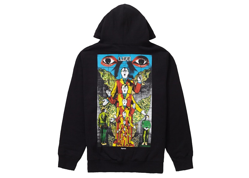 Supreme Gilbert & George LIFE Hooded Sweatshirt Black