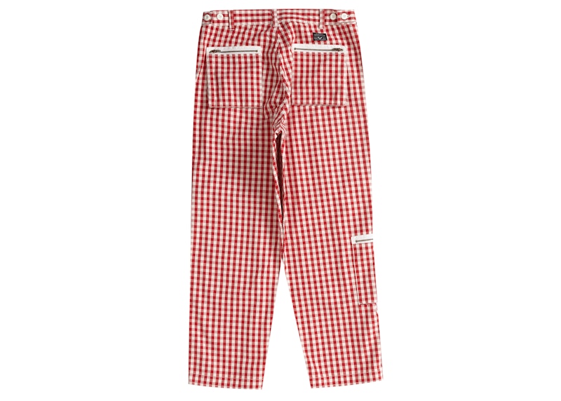 Supreme Gingham Flight Pant Red