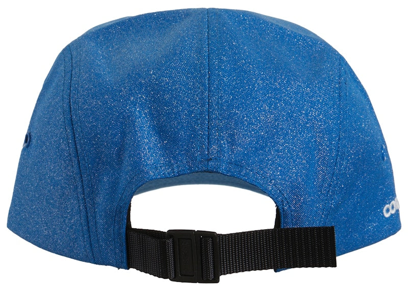 Supreme Glitter Cordura Camp Cap Light Royal