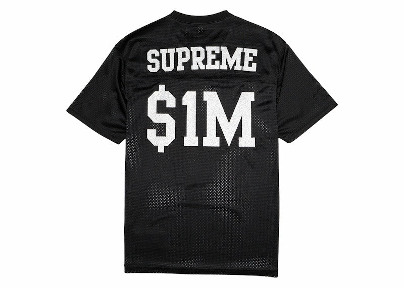 Supreme Glitter Football Top Black