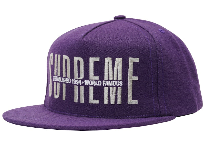 Supreme Global 5-Panel Purple