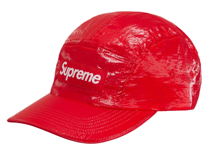 Supreme Gloss Ripstop Camp Cap Red